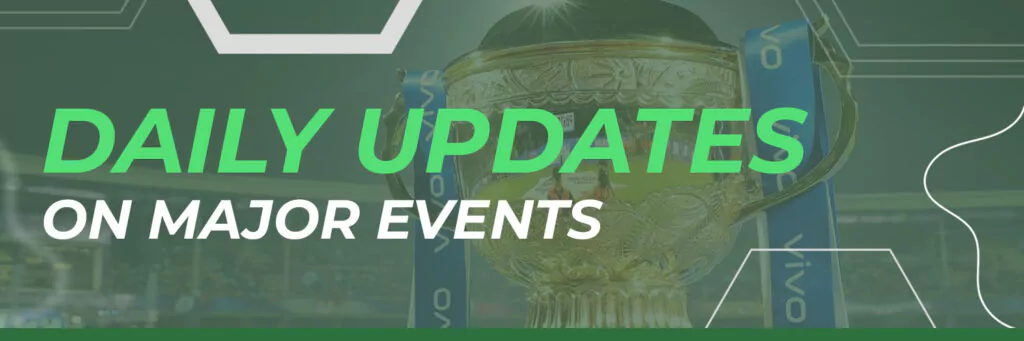 Daily Updates On All Major Global Cricket Events