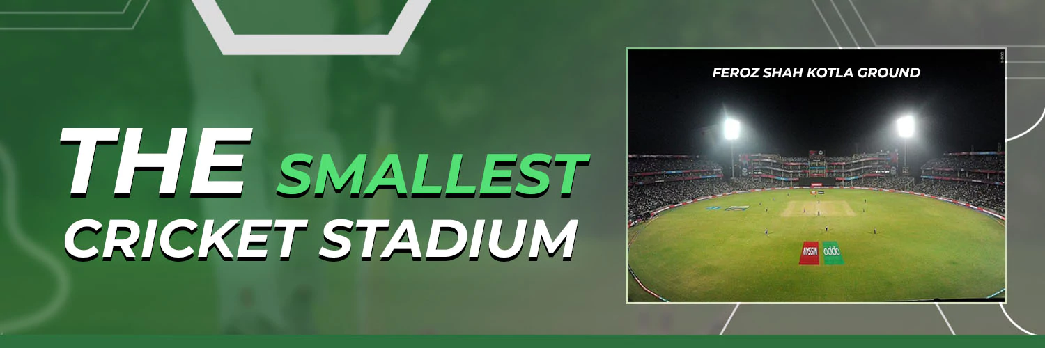 Where is the smallest cricket stadium in India